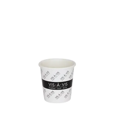 DIVU SLĀŅU PAPĪRA KRŪZĪTES AR APDRUKU / 80 - 100 ML / 4 oz / KPI-100DW