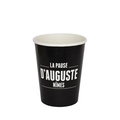 100% BIO PAPĪRA KRŪZĪTES, KAS SADALĀS DABĀ / AR APDRUKU / VIENA SLĀŅA / 300-350 ML / 12 oz / KPI-300SW-BIO