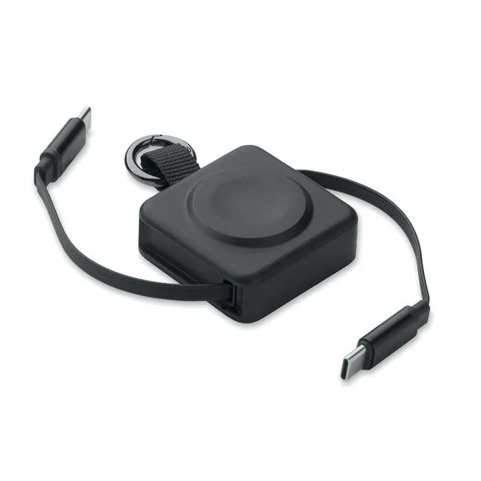 100 W IEVELKAMS USB-C UZ USB-C KABELIS AR VIEDPULKSTEŅA LĀDĒTĀJU 