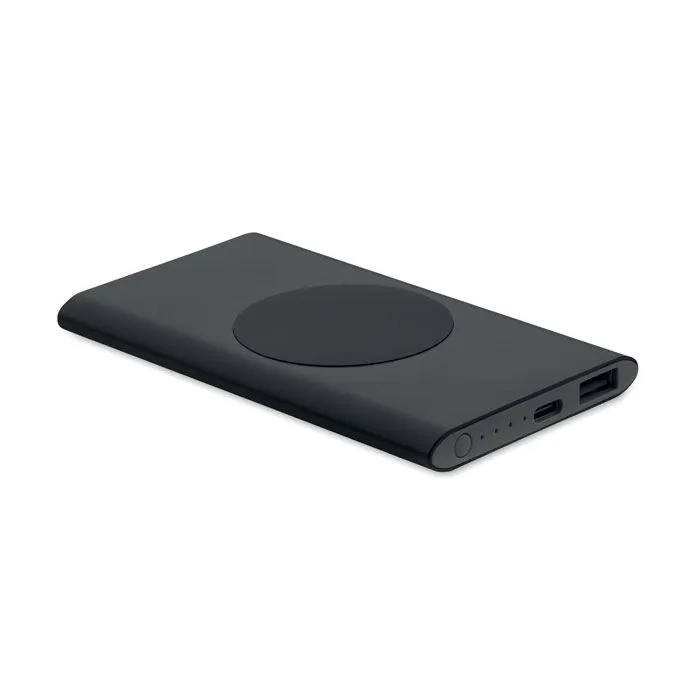 POWER BANKA ''POWERPLUS'' AR WIRELESS / NO PĀRSTRĀDĀTA ALUMĪNIJA / 5000 MAH / MO2375