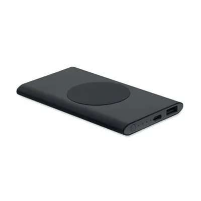 POWER BANKA ''POWERPLUS'' AR WIRELESS / NO PĀRSTRĀDĀTA ALUMĪNIJA / 5000 MAH