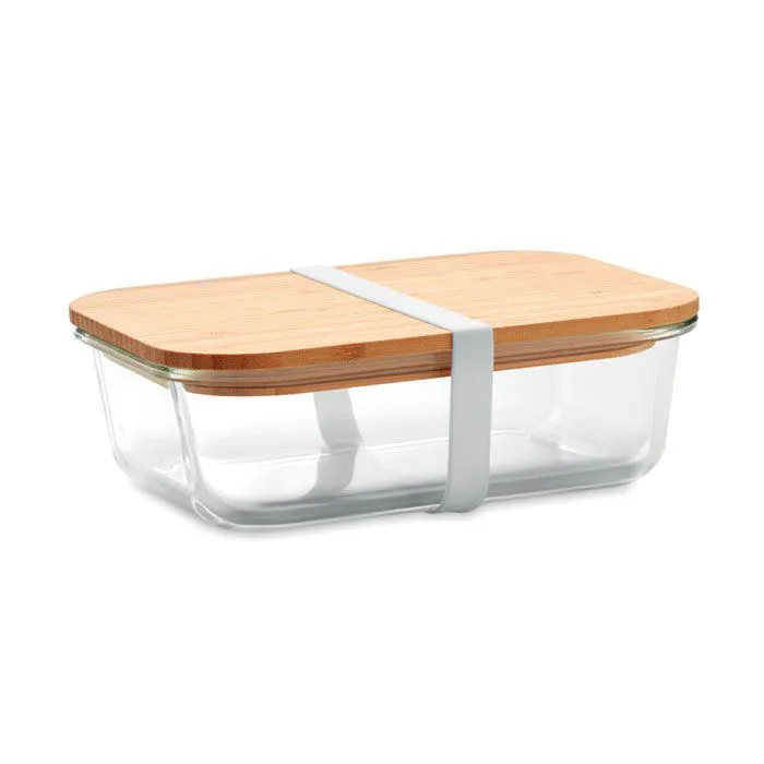 TUNDRA / PUSDIENU KASTĪTE NO STIKLA UN BAMBUSA VĀCIŅU / 900 ML / MO9962