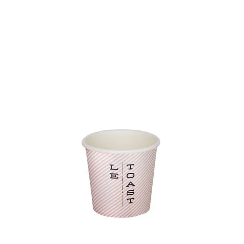 100% BIO PAPĪRA KRŪZĪTES, KAS SADALĀS DABĀ / AR APDRUKU / VIENA SLĀŅA / 80-100 ML / 4 oz / KPI-100SW-BIO