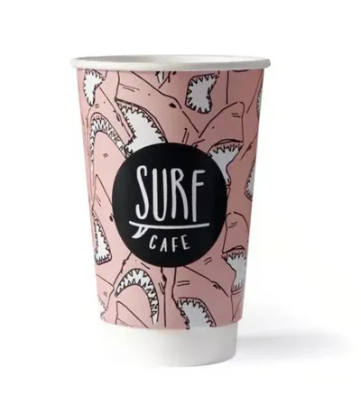 PAPĪRA KRŪZES AR DUBULTO TERMOSIENU / 400-450 ML / 16 OZ