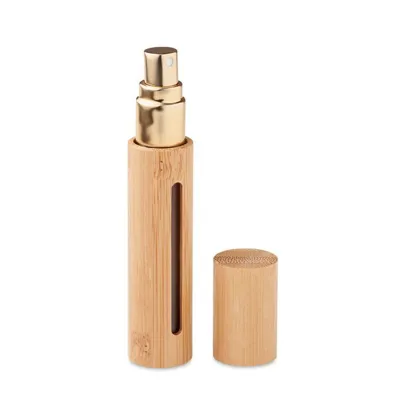 MINI IZMĒRA ATKĀRTOTI UZPILDĀMA SMARŽU PUDELĪTE AR BAMBUSA KORPUSU / 10 ML