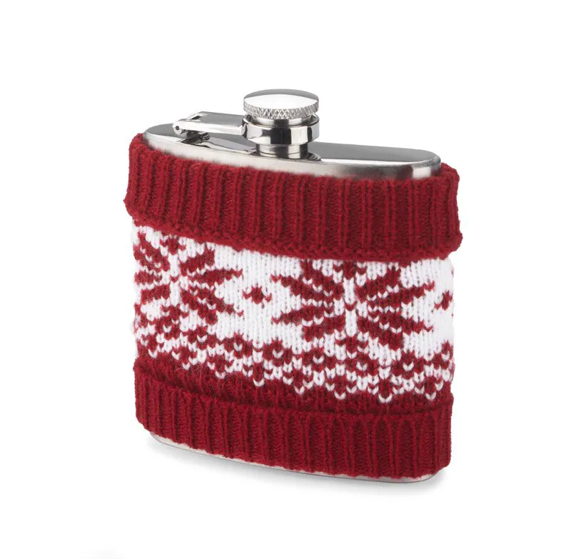 BLAŠĶE NO NERŪSĒJOŠĀ TĒRAUDA AR SILDĪTĀJU ZIEMASSVĒTKU NOSKAŅĀS ''WARM'' / 200 ML / BC08137